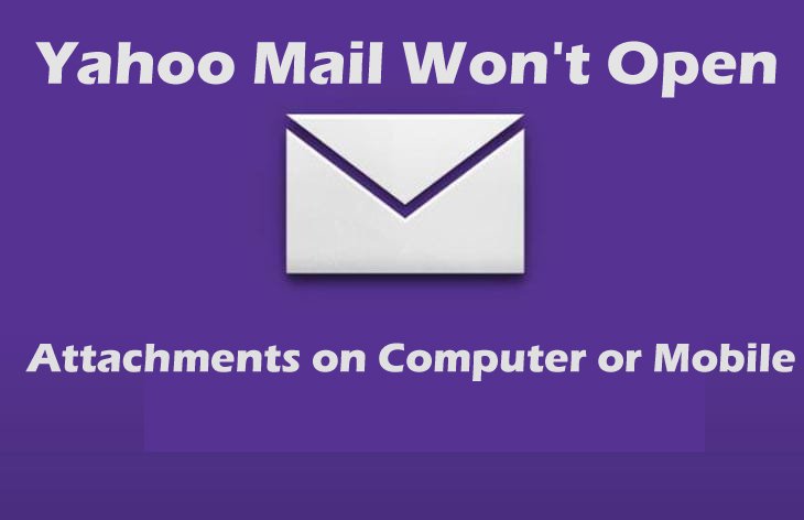 Yahoo Mail Won't Open Attachments