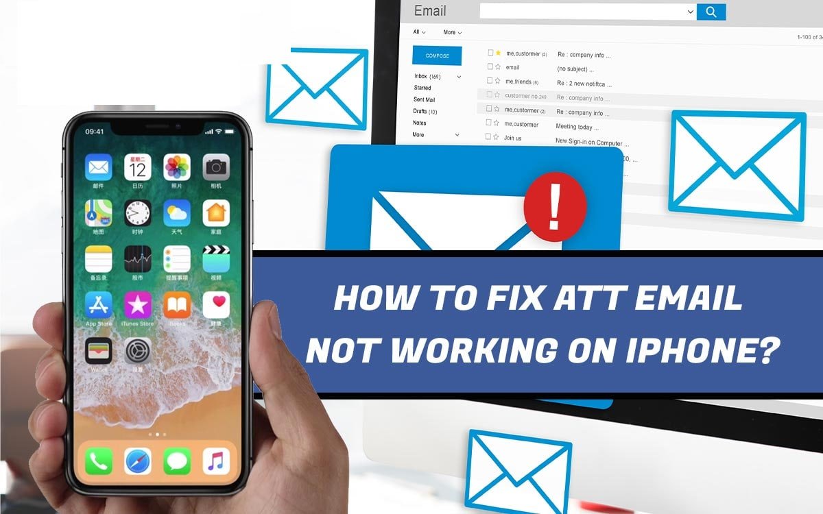 AT&T Email not working on iPhone