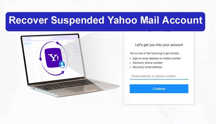 Recover Suspended Yahoo Mail Account